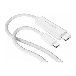 Targus Cable Adaptador HYPER HD6007WHGL, USB-C a HDMI 2.1a 4K, 2.5 m, Blanco