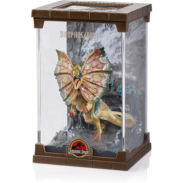 The Noble Collection Figura Dilophosaurus Bendyfig Diorama Jurassic Park