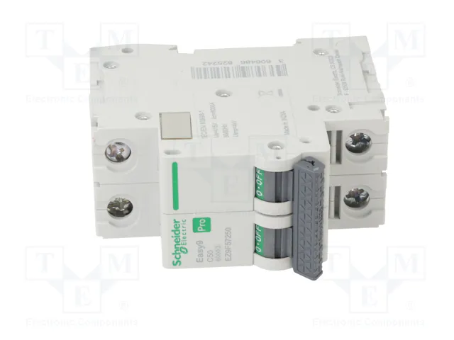 SCHNEIDER ELECTRIC Easy9 Pro MCB Interruptor magnetotérmico 50A 2P 6kA SCHNEIDER ELECTRIC Easy9 Pro MCB Interruptor magnetotérmico 50A 2P 6kA