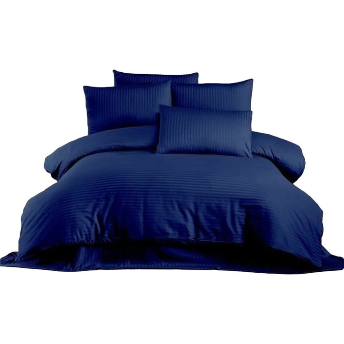 Aucune Juego de cama Azul con funda nórdica y 2 fundas de almohada
