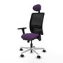PIQUERAS Y CRESPO Silla de oficina Zulema Morado/Negro