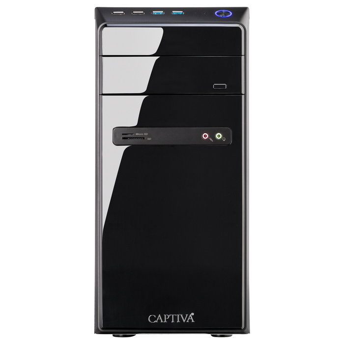 Captiva Power Starter I71-189 PC Escritorio Intel Core i5-12400 12ma Gen, SSD 500GB M.2, 16GB RAM DDR4 3200MHz, WLAN Wi-Fi 6, Windows no Instalado, Negro
