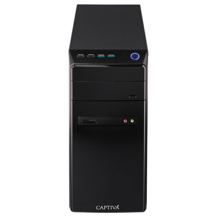 Captiva Power Starter I71-189 PC Escritorio Intel Core i5-12400 12ma Gen, SSD 500GB M.2, 16GB RAM DDR4 3200MHz, WLAN Wi-Fi 6, Windows no Instalado, Negro