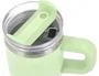 Antartik Taza térmica Pulse con asa y pajita, 570 ml, Morado