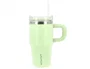 Antartik Taza térmica Pulse con asa y pajita, 570 ml, Morado