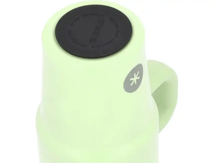 Antartik Taza térmica Pulse con asa y pajita, 570 ml, Morado