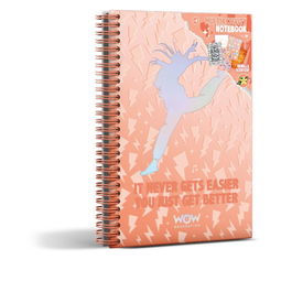 KIDS LICENSING Cuaderno A5 Bailarina Megan Wow Generation 15x21cm Dibujos para Colorear con Pegatinas y Aromas