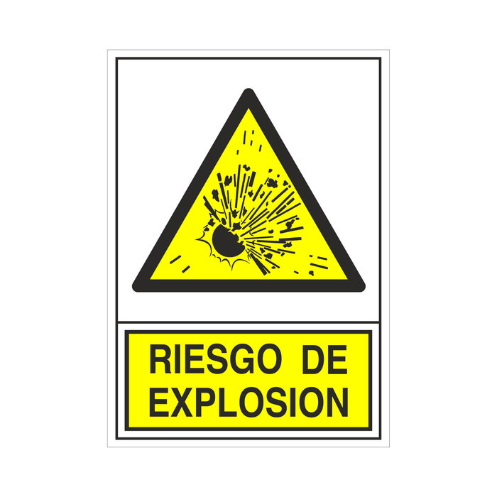 Duver Señal 321 Plástico 420x297 Riesgo Explosión