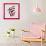 Wallity CAM1781134 Cuadro Decorativo Enmarcado 32x32 cm Cristal y Madera Impresion UV