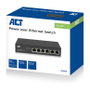 ACT Switch de red de 6 puertos con 4 puertos PoE+ 30W 10/100Mbps