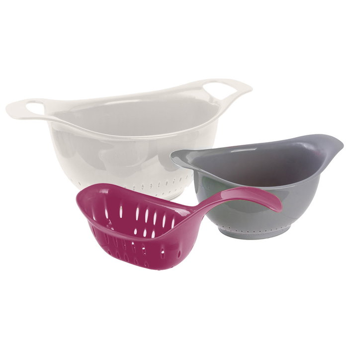 Cook Concept Conjunto de 3 Escurridores de Distintos Tamaños