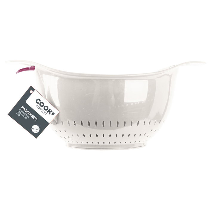 Cook Concept Conjunto de 3 Escurridores de Distintos Tamaños