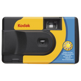 Kodak Daylight SUC 27+12 - Cámara Analógica Compacta de 35 mm en Color Negro y Amarillo