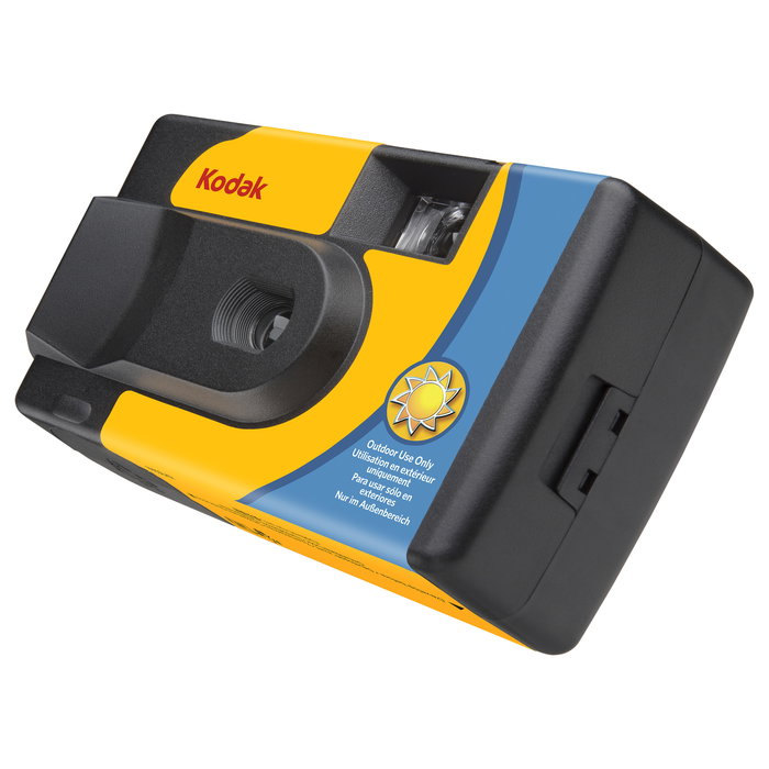Kodak Daylight SUC 27+12 - Cámara Analógica Compacta de 35 mm en Color Negro y Amarillo