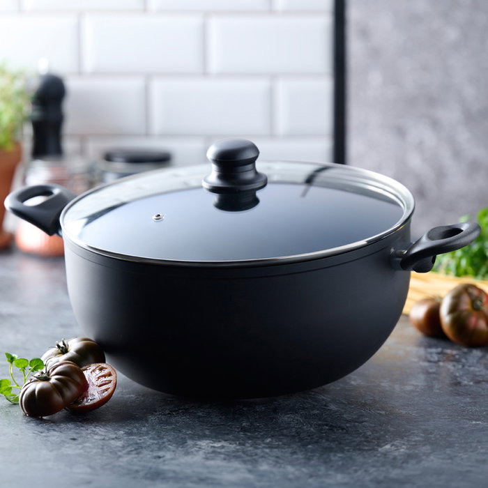 Day Cacerola T 7,5 L, Diámetro 30 cm, Aluminio con Revestimiento Cerámico, Apta para Inducción