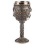 Copa Caballeros de las Cruzadas 19,5x9x9cm Resina y Acero Inoxidable