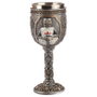 Copa Caballeros de las Cruzadas 19,5x9x9cm Resina y Acero Inoxidable