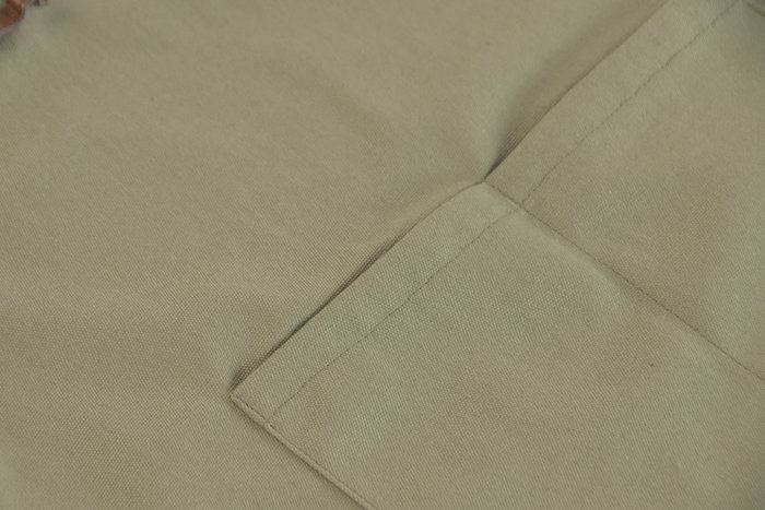 DKD Home Decor Delantal Loft Barista Marron Verde 82 x 55 cm (6 Unidades)