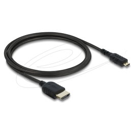 DeLOCK Cable HDMI High Speed de HDMI a Micro HDMI, 1 m, 8K