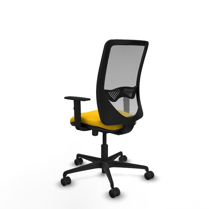 PIQUERAS Y CRESPO Silla de oficina Zulema Amarillo/Gris con mecanismo Sincro/Traslack PIQUERAS Y CRESPO Silla de oficina Zulema Amarillo/Gris con mecanismo Sincro/Traslack