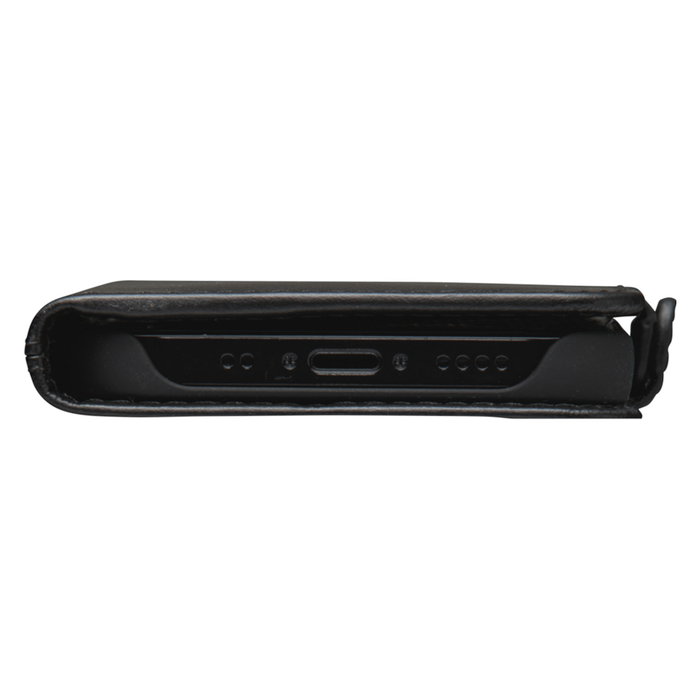 dbramante1928 Copenhagen Slim Funda de Cuero para Apple iPhone 12 mini, Con Cierre Magnético y 3 Bolsillos para Tarjetas, Color Negro
