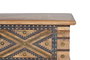 Giner y Colomer Baúl de Madera de Mango con Detalles Metálicos Color Natural 46x116x40 cm