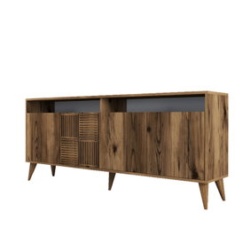 Hanah Home Consola Milan Walnut Color Nogal 180x78x35 cm