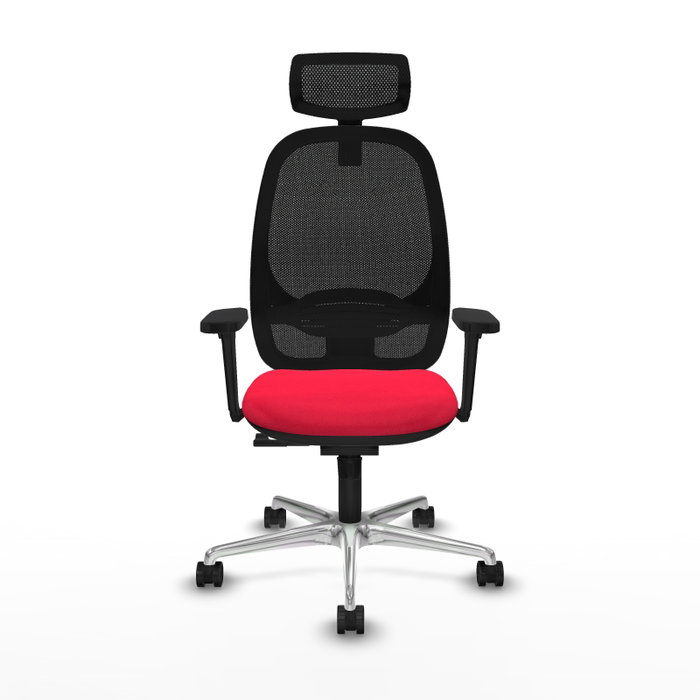 PIQUERAS Y CRESPO Silla de oficina Cilanco con mecanismo Sincro, Rojo y Negro PIQUERAS Y CRESPO Silla de oficina Cilanco con mecanismo Sincro, Rojo y Negro