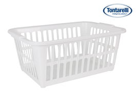 Tontarelli Cesta Ropa 35L Classic Blanco 58 x 41 cm (12 Unidades)