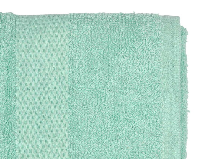 BERILO Toalla Lisa 70x130 cm, Turquesa, 400 g, Algodón y Poliéster, 130x70 cm Abierta (Set de 12)