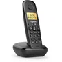 Gigaset Basic 100 Negro AABWN18182 - Teléfono Inalámbrico Mono con Pantalla 1.5", Manos Libres y Bloqueador de Llamadas