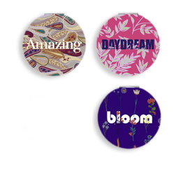 DKD Home Decor Espejo de Aluminio Colección DAYDREAM Surtido de 3 Colores