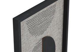 DKD Home Decor Cuadro Algodón Abeto 40x3x60 Moderno 3D Surtido de 2