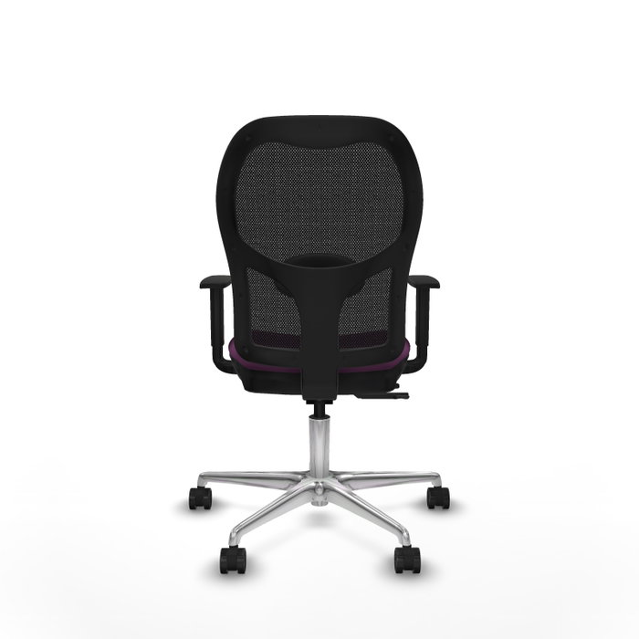 PIQUERAS Y CRESPO Silla de oficina Jorquera con mecanismo Sincro/Traslack, Morado y Negro PIQUERAS Y CRESPO Silla de oficina Jorquera con mecanismo Sincro/Traslack, Morado y Negro