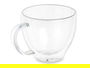 Vivalto Taza Cafe Vidrio Borosilicato Transparente 140 ml 10.5x8x7.5 cm (Set de 24)