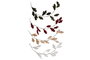 DKD Home Decor Guirnalda de Terciopelo y PVC Surtida de 4 Colores