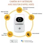 Konyks CAMINI CARE 2 Cámara de Vigilancia Interior Wifi con Sirena y Botón de Videollamada