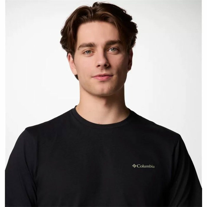 Camiseta de Manga Corta Hombre Columbia North Cascades™ Sleeve Negro