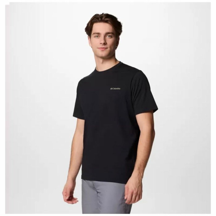 Camiseta de Manga Corta Hombre Columbia North Cascades™ Sleeve Negro