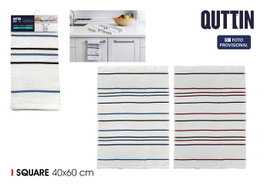 Inde Paños de Cocina de Algodón Lines 40x60 cm (24 Unidades)