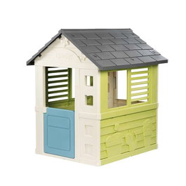 Smoby Casa de Juguete Jolie, Casa de Plástico para Niños 3+ Años, Dimensiones 127x98 cm, Color Plástico, Caja en Español y Portugués