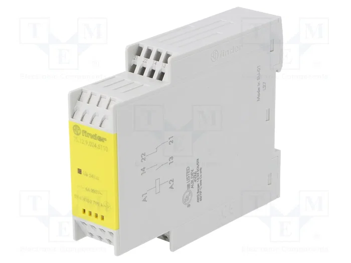 Finder Relaismodul 7S.12.9.024.5110 1S 1O 6A 24VDC Finder Relaismodul 7S.12.9.024.5110 1S 1O 6A 24VDC