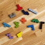 Jeux 2 momes Puzzle Tetris De Madera Montessori Juego De Ensamblaje Para Niños Mayores De 3 Años