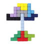Jeux 2 momes Puzzle Tetris De Madera Montessori Juego De Ensamblaje Para Niños Mayores De 3 Años
