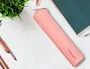 Liderpapel Estuche portatodo slim cilíndrico rosa