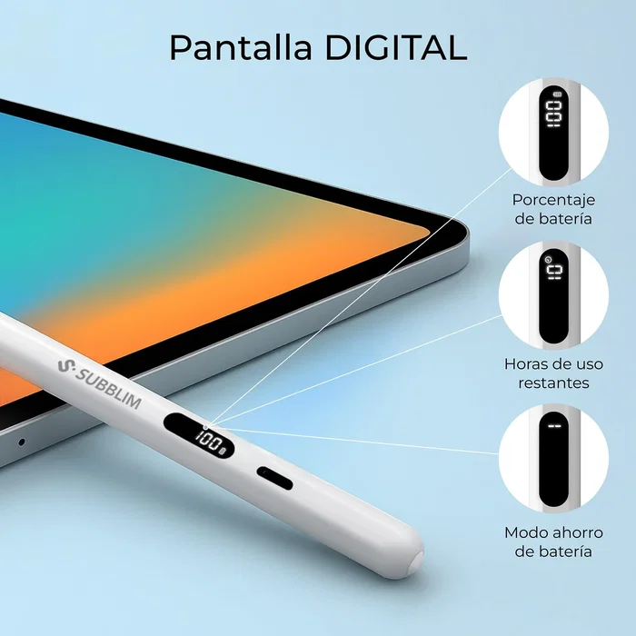 Subblim NoteFlow Pen para iPad, Blanco