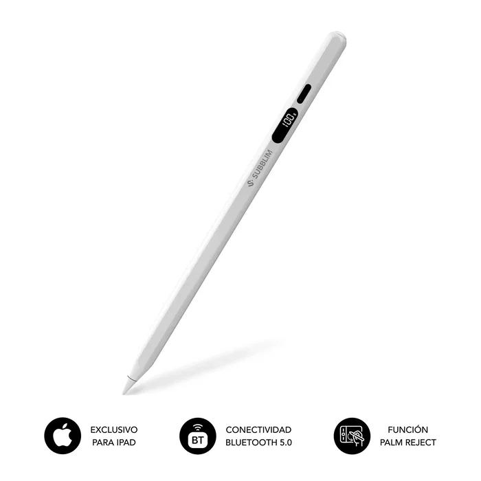 Subblim NoteFlow Pen para iPad, Blanco