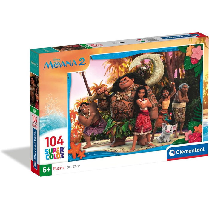 CLEMENTONI Puzzle Vaiana Moana 2 Disney 104 piezas