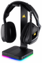 Corsair ST100 RGB Soporte para Auriculares Gaming Premium con Sonido Envolvente 7.1 e Iluminación RGB Personalizable de Aluminio
