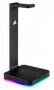 Corsair ST100 RGB Soporte para Auriculares Gaming Premium con Sonido Envolvente 7.1 e Iluminación RGB Personalizable de Aluminio